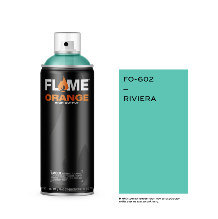 Spray Flame Orange 400ml, Riviera